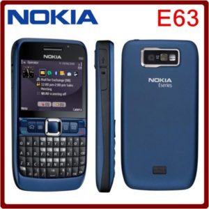 Nokia E63 Refurbished Mobile Phone (Blue)