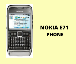 Nokia E71 Phone