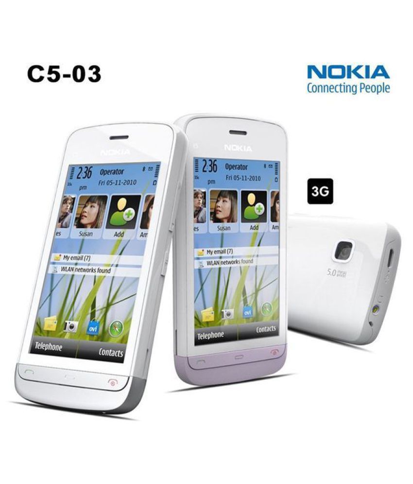 Nokia C5 03 Mobile Phone White