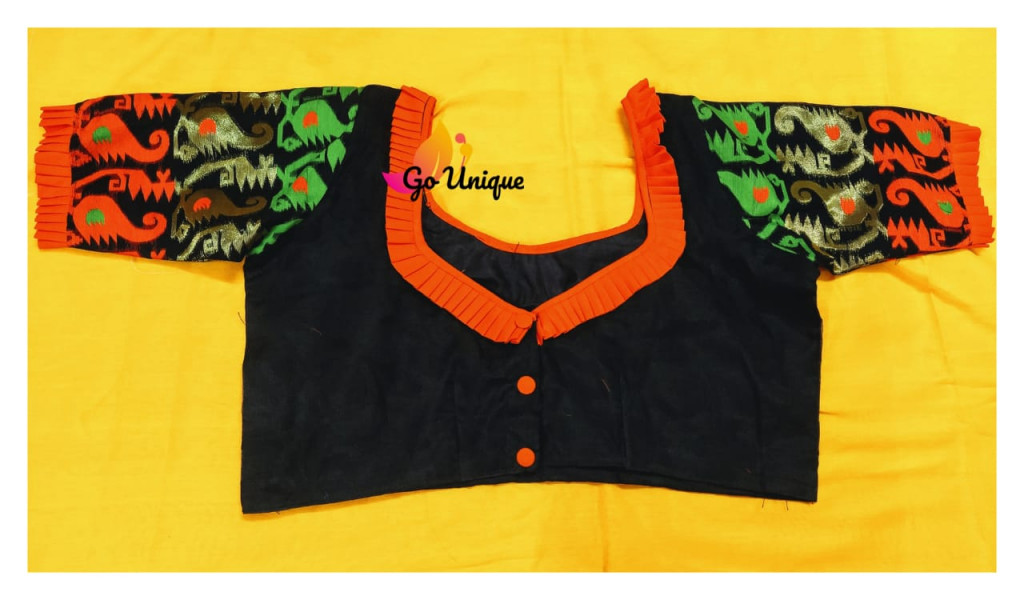 Best Unique Blouse Neck Design