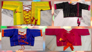 latest blouse designs for back to look Gorgeous