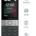 nokia 110 with built in upi app and scan & pay feature, mp3 player, rear camera, long lasting battery, and voice recorder (copy) (copy)