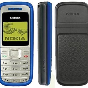 nokia 1200 mobile phone blue (1)