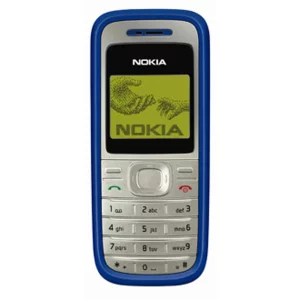 nokia 1200 mobile phone blue (1)