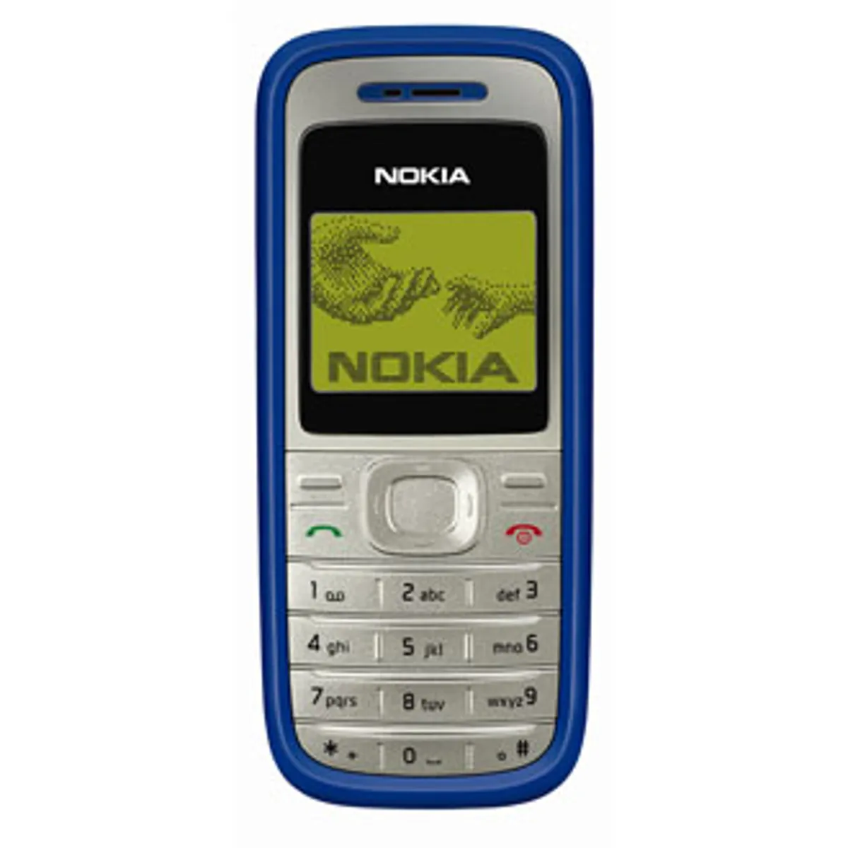 nokia 1200 mobile phone blue (1)